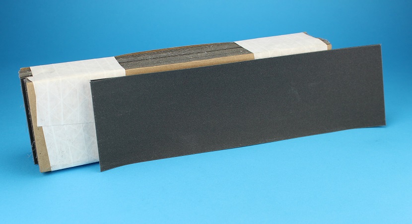View Silicon Carbide Abrasive PSA Strip, 400 Grit (3